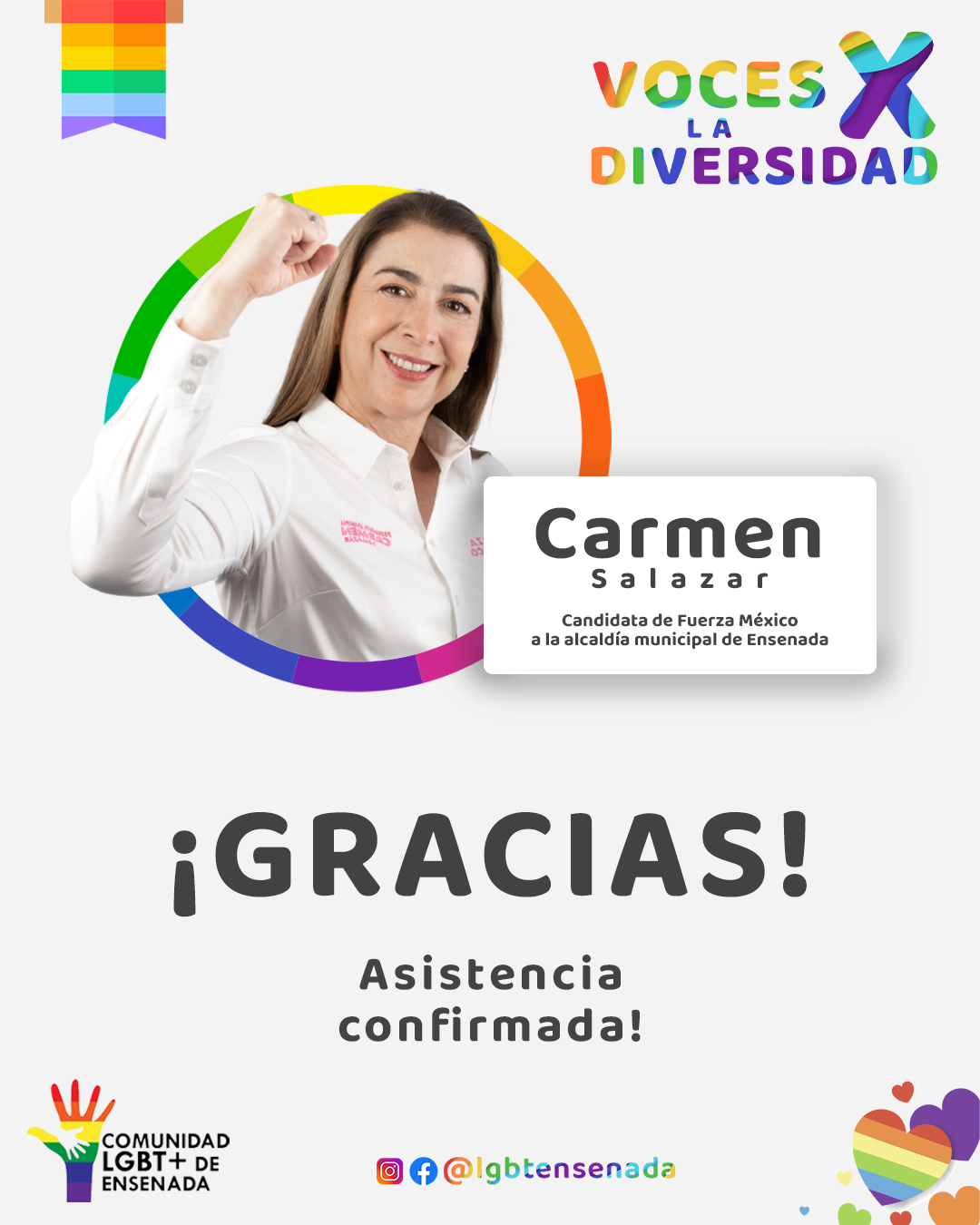 Asistencia confirmada - Carmen Salazar