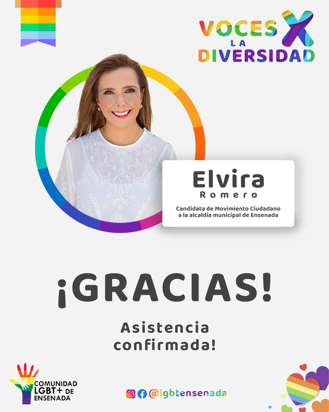 Asistencia confirmada - Elvira Romero
