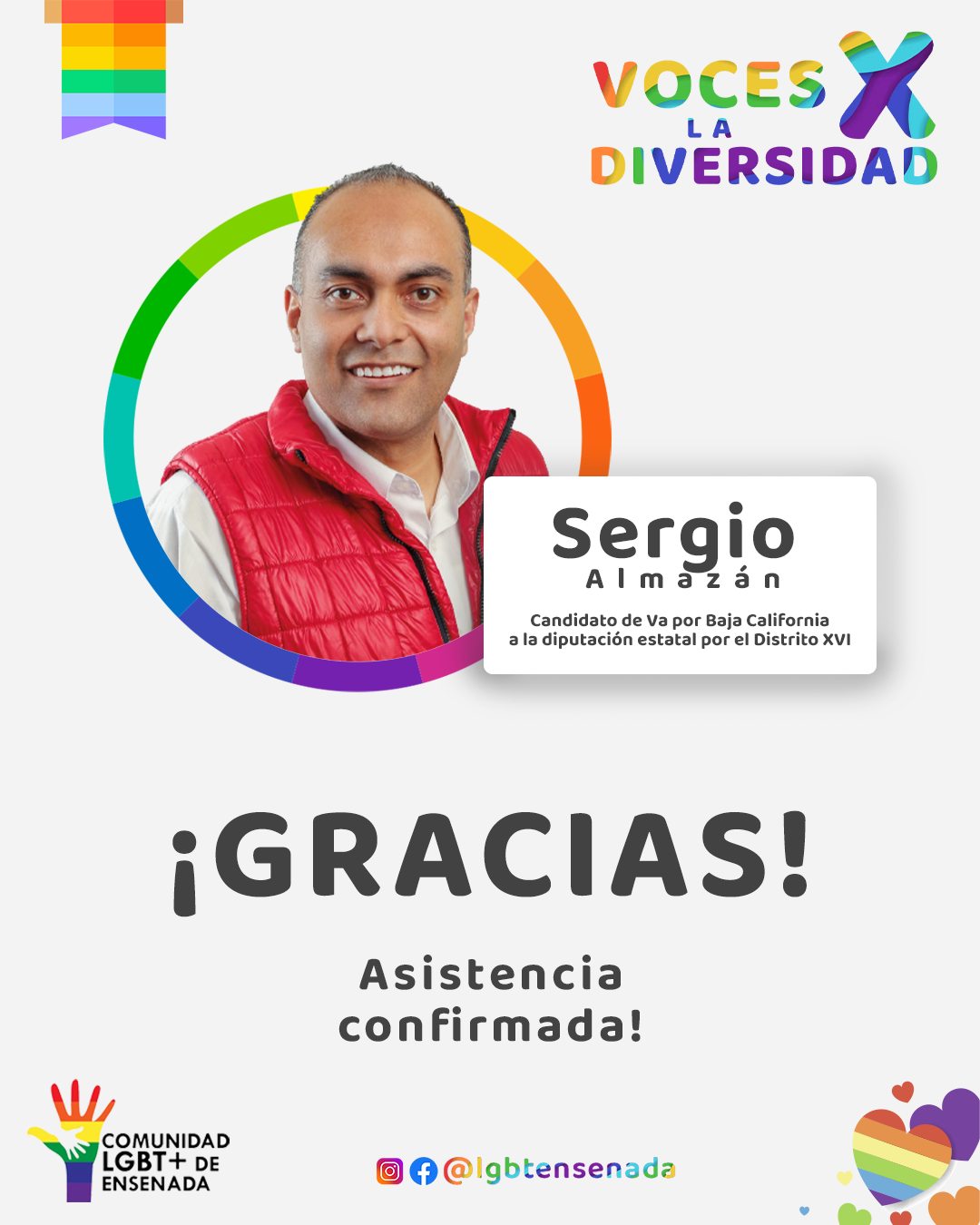 Asistencia confirmada - Sergio Almazán