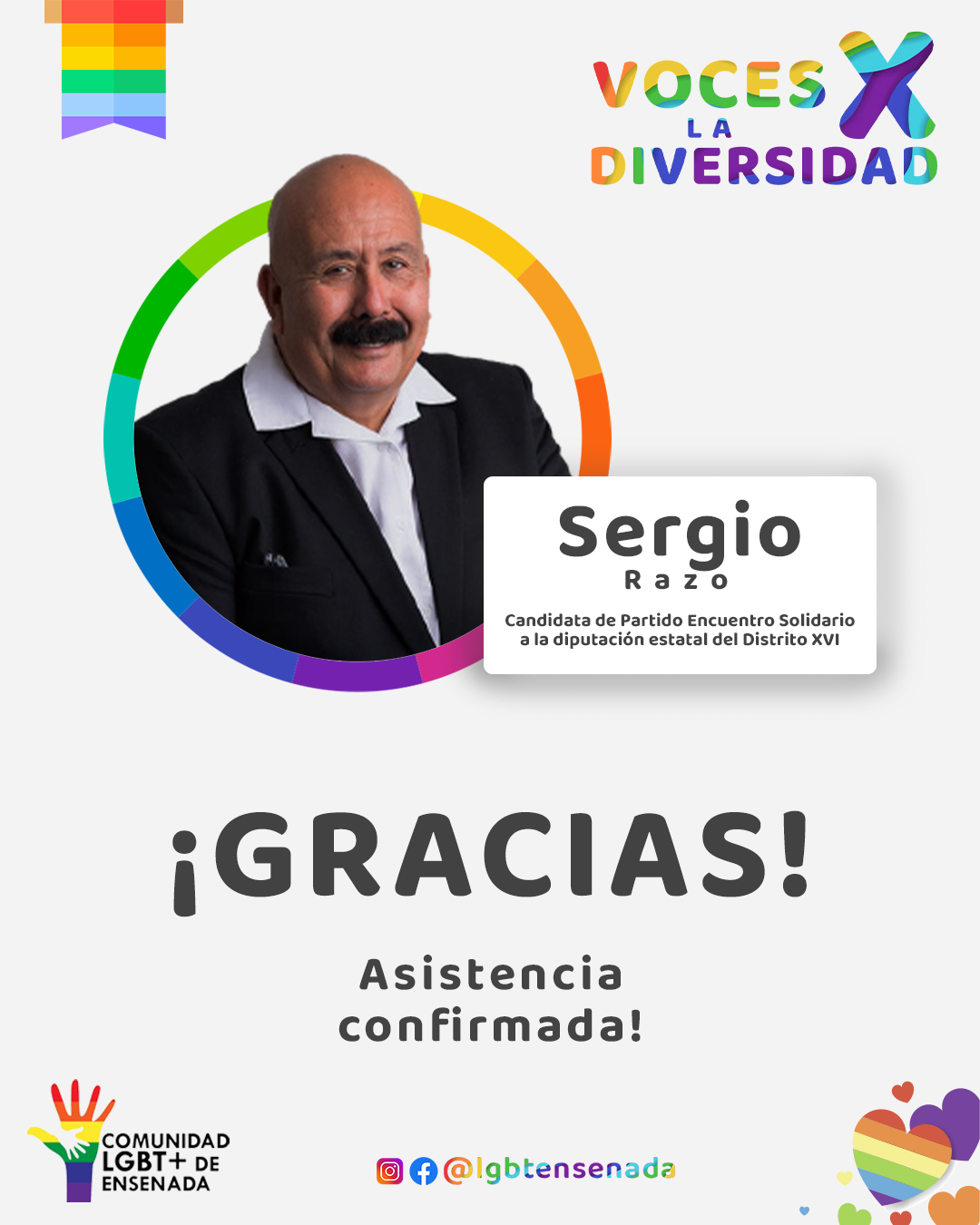 Asistencia confirmada - Sergio Razo